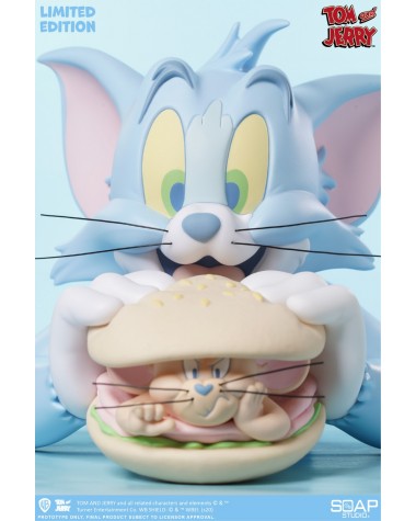 貓和老鼠漢堡包半胸像 (天藍色版)